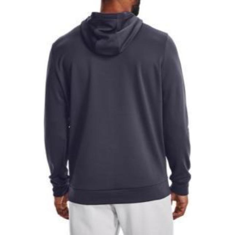 Under Armour Bluza z kapturem Armour Fleece z nadrukiem logo Męskie bluzy z kapturem Szary 1373356-558