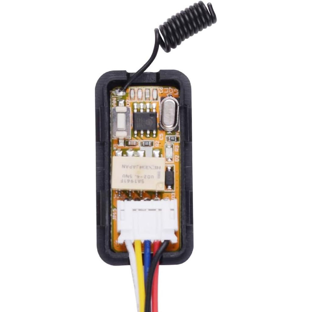 DC 5V 6V 9V 12V Wireless Control Switch 433mhz Remote Relay Latching Switch, 12V Long Range Remote Transmitter and Receiver for Indoor and Outdoor
