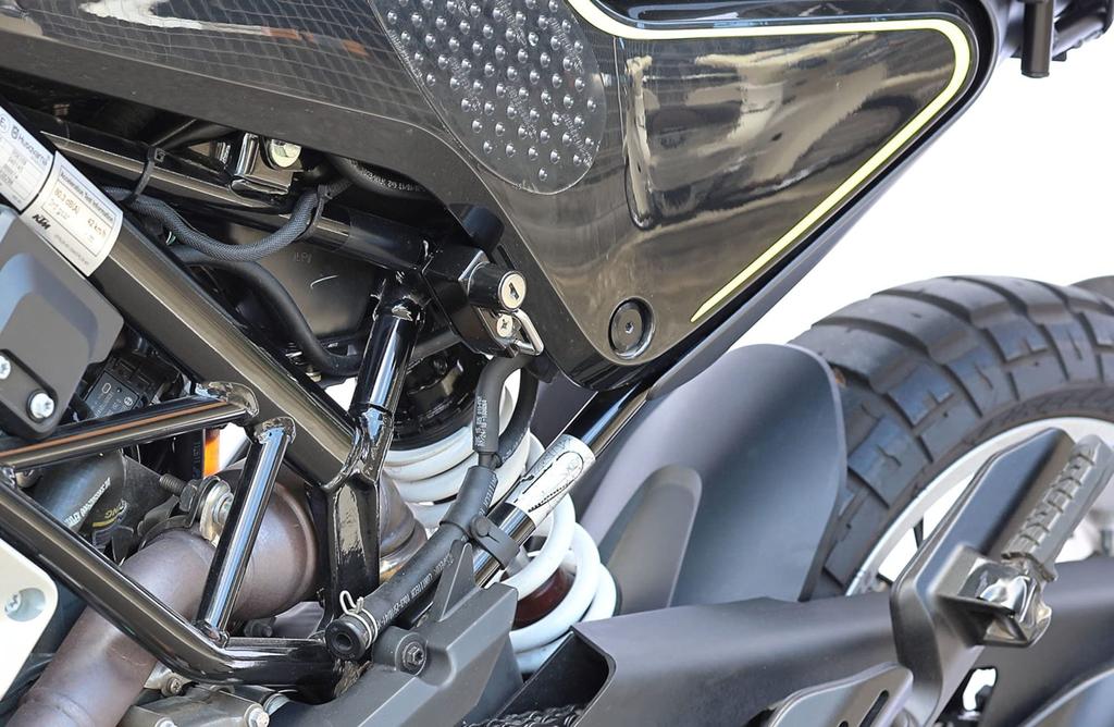 Kijima Bike Parts Helmet Lock Holder Steel Anti-Theft Svartpilen/Bitpilen HQ-05001