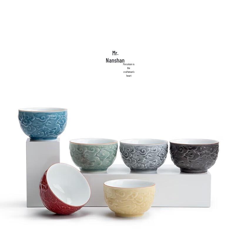 Nanshan Auspicious Cloud Ceramic Master Tea Cup