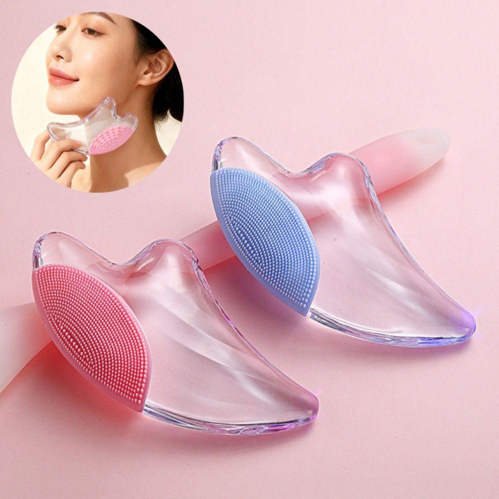 with LED Light Crystal Scraping Board Smooth Edges Face Lifting Machine  Face Cleansing