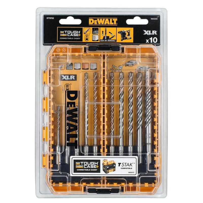 SDS-PLUS DRILL SET 10 PIECES - DW DT70752
