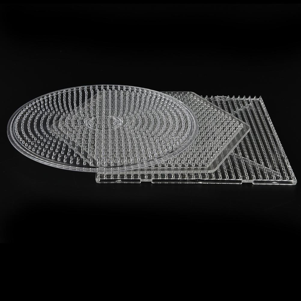 1 Pcs Square Round Hexagon Pegboards Transparent For 5Mm Hama Beads Diy Kids Toy