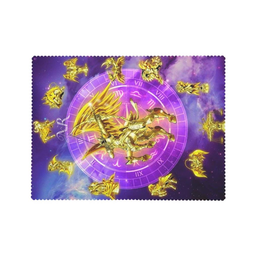 Knights Of The Zodiac Custom Rectangular Tablecloth Oilproof Table Cover for Dining Events Table Cloth