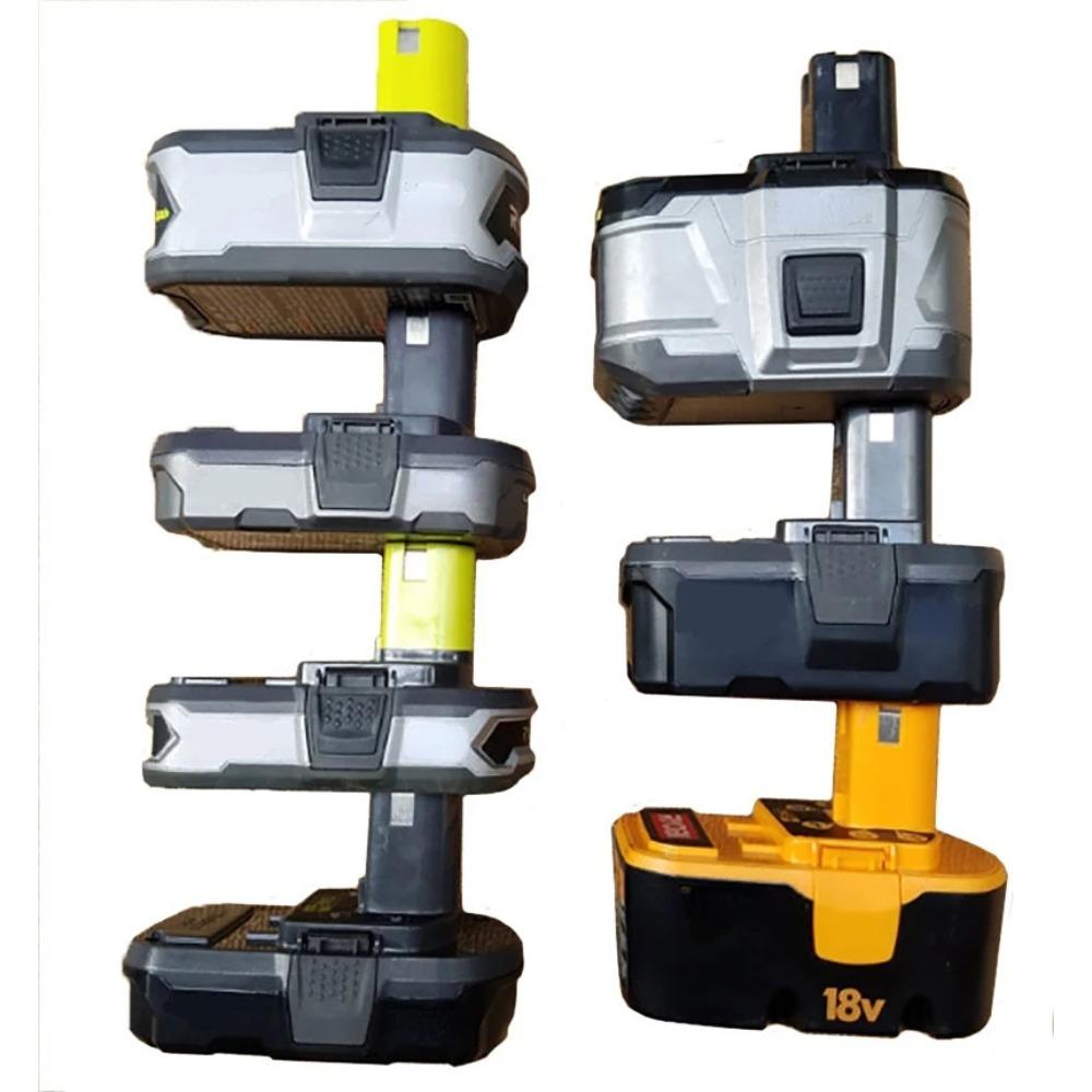 LED Alarm Work Lights Flashlights Electric Torch Spotlight Car Lamp For RYOBI Power Tools 14.4V 18V Lithium Nickel One+ Battery