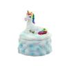 Boite à bijoux 7 x 6 cm Licorne Arc-en-ciel sur nuage