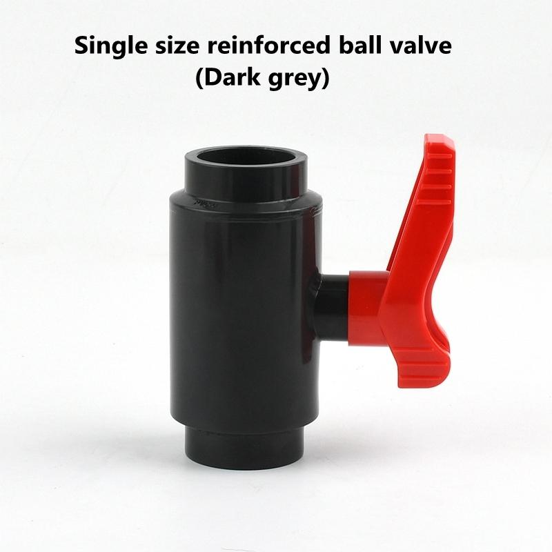 1PC 20-63mm PVC Ball Valve Dual Purpose Valve Plastic Switch Garden Irrigation Fish Tank Accessories Water Supply Pipe Joint