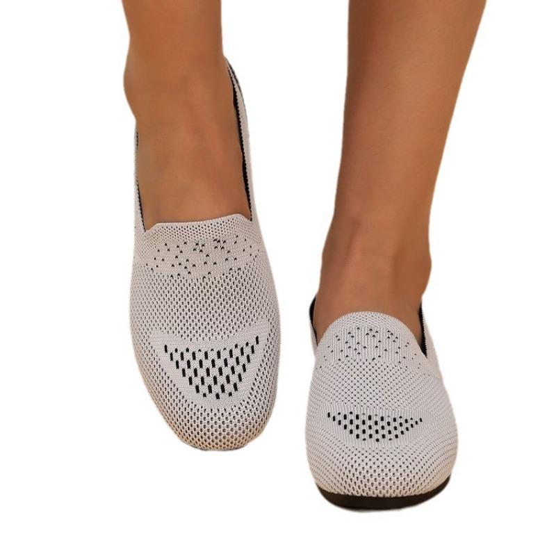 Winter New Autumn Lazy Shoe Cloth Flat Bottom Round Head Middle Mouth Flat Heel Fabric Oak