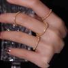 Fashionable Luxury Women's Ring Bracelet. Glittering Plain Ring Bracelet. Fashionable and Versatile.