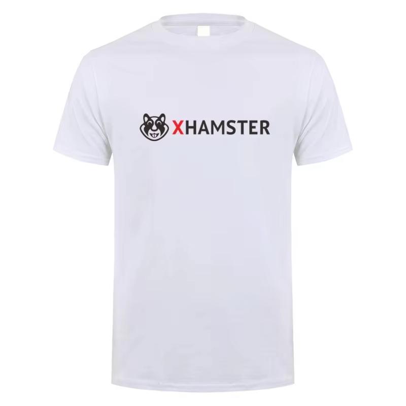 2025 New Xhamster Summer Graphic Print Fashion Casual Loose Round Neck Cool Breathable Unisex's And Unisex's T-Shirt Tops