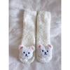 Autumn Winter Baby Socks for Newborn Thickened Plush Warm Baby Floor Socks Cute Learning To Walk Non Slip Socks with Dolls