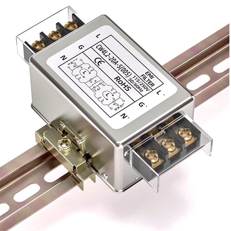 CW4L2-40A-S(005) Single-phase  220V  Power Filter AC EMI Power Supply Anti-interfe CW4L2-40A-S