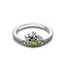 Anelli Serie Principesse 925 originali Jasmine Ariel Biancaneve Fiocco Tiana Tiara Anello Scintillante Gioielli da Donna Regalo Fai da Te Più Recente