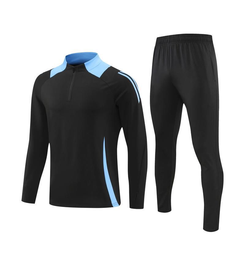 Unisex Long-Sleeve Football and Fitness Training Suit for Adults