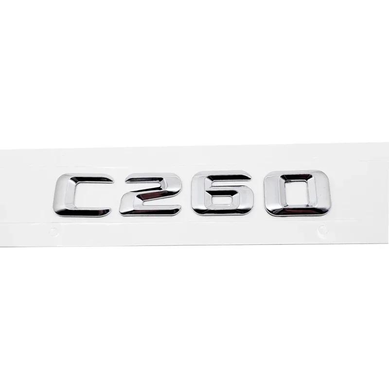 3D Body Letter Stickers Rear Badge for Mercedes Benz C240 C250 C260 C280 C300 C320 C350 C400 C500 C Class Exterior Accessories