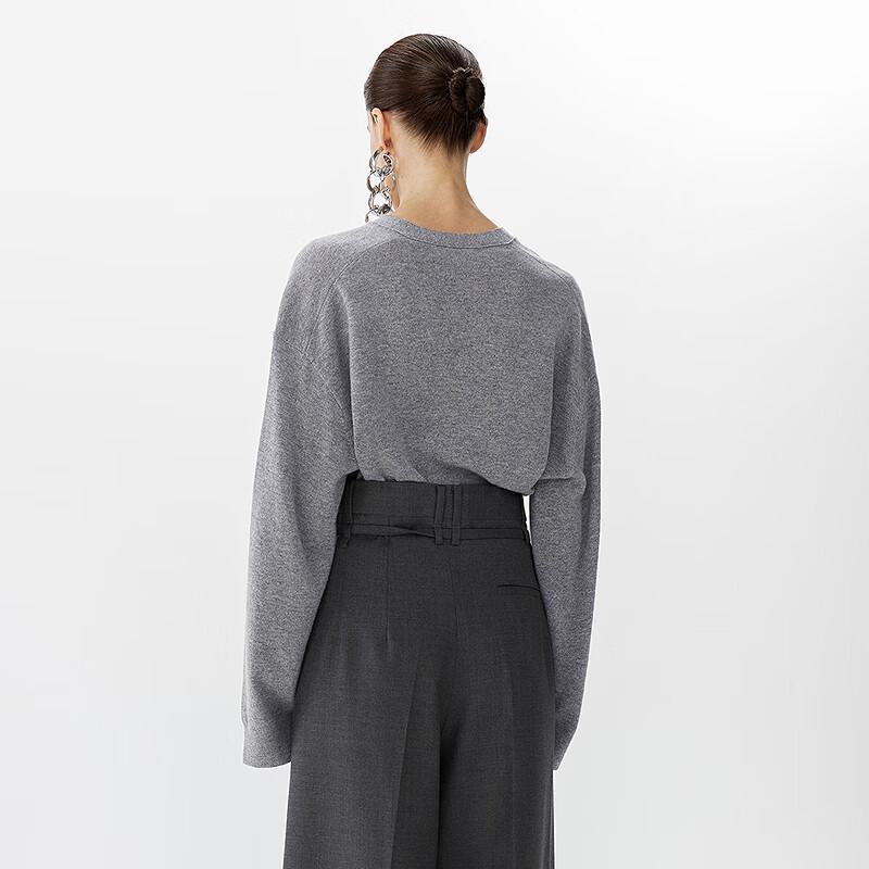 JNBY 2025 Spring Wool & Cashmere V-Neck Cardigan