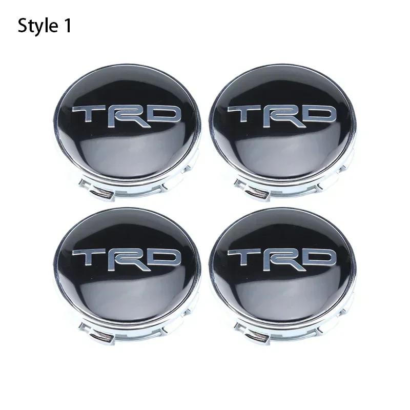 4pcs 60mm Car Tyre Wheel Center Hub Cap Badge For Toyota C-hr Prado Rav4 Yaris Hilux Prius Avensis Corolla Camry Accessories