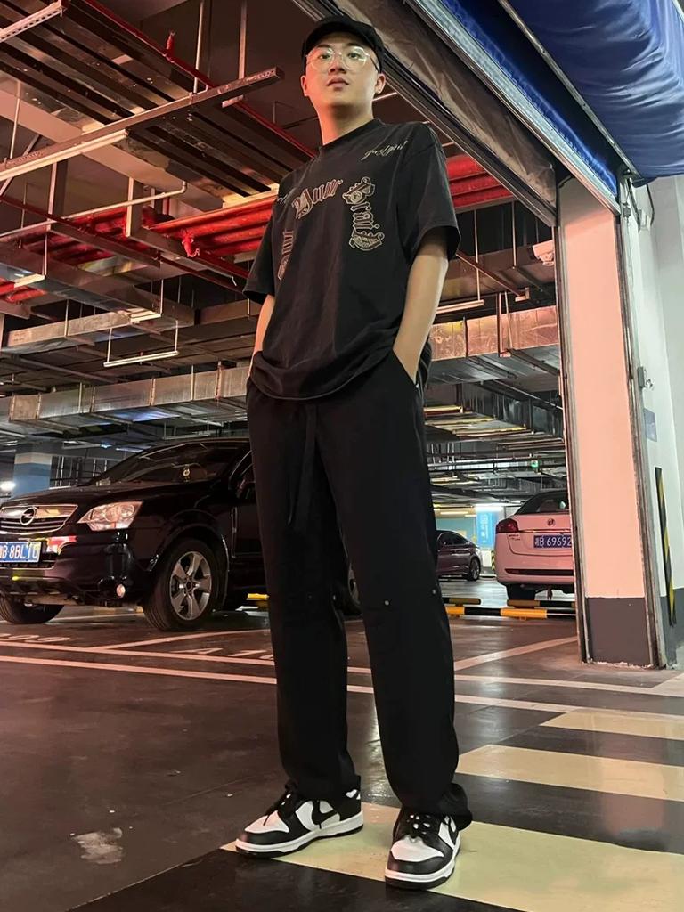 Bkcxzice Icebreaker Casual Straight-Leg Pants American Basketball Long Pants Autumn White Loose Trendy Sports Sweatpants Men