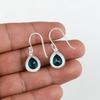 Apatite Gemstone 925 Sterling Silver Jewelry Zircon Earrings Anniversary Gift CZE-4-13
