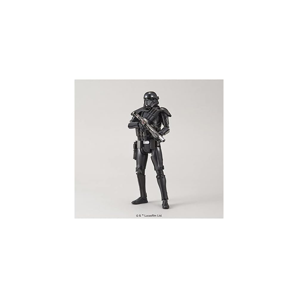 Bandai Spirits Star Wars Death Trooper 1/12 Scale Color-Coded Plastic Model Kit Black