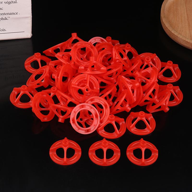 Hot 50/100Pcs Ceramic Tile Leveling System Base Plate Tile Spacers Leveling System Clips Wedge Floor Wall Gap Leveling System