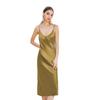 Luxurious 19 Momme Mulberry Silk Slim-Fit Nightgown - Sexy Mid-Length Summer Design for Women