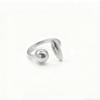 Asymmetrical Geometric Sphere & Ellipse Women's Adjustable Ring - Hip Hop Style