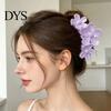 Hair Claw for Large Volume Three-Dimensional Flower Design Shark Clip Buns Half-Tied Back Head Commuting Accessories Durable