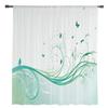 Branch Leaf Butterfly Abstract Art Tulle Curtains For Living Room Home Decor Window Curtain Kitchen Sheer Voile Curtain