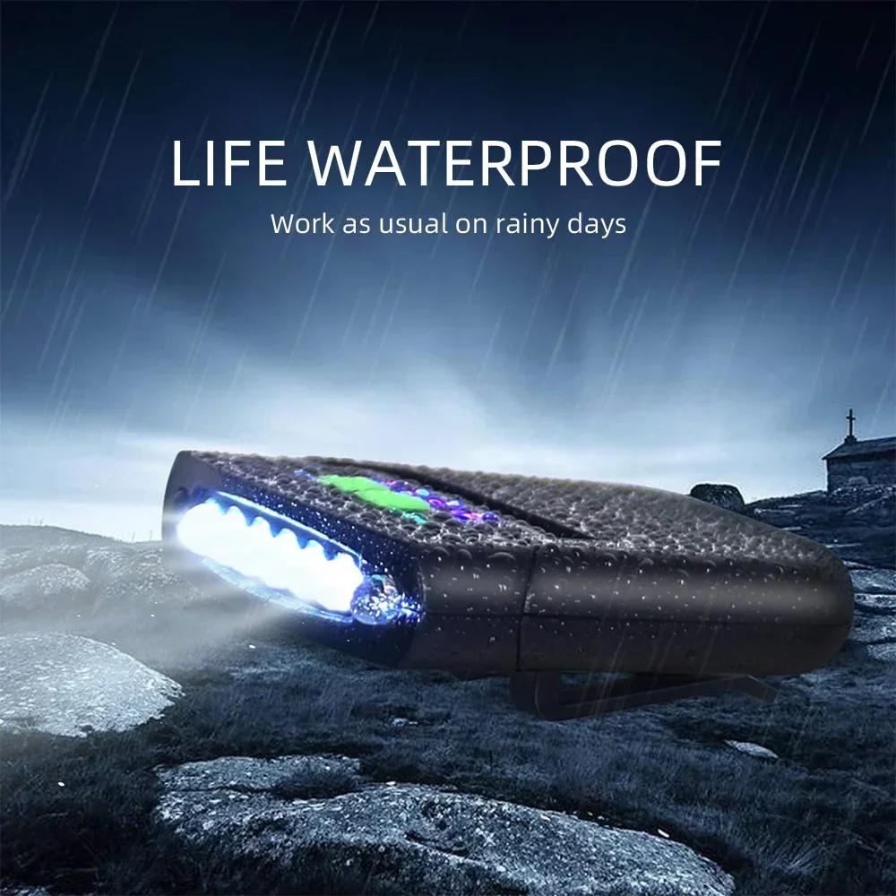 Mini 6 LED Headlamp Clip On Cap Hat Light Head Torch Fishing Camping Lamp USB Rechargeable Head Lamp Portable Lighting Headlight