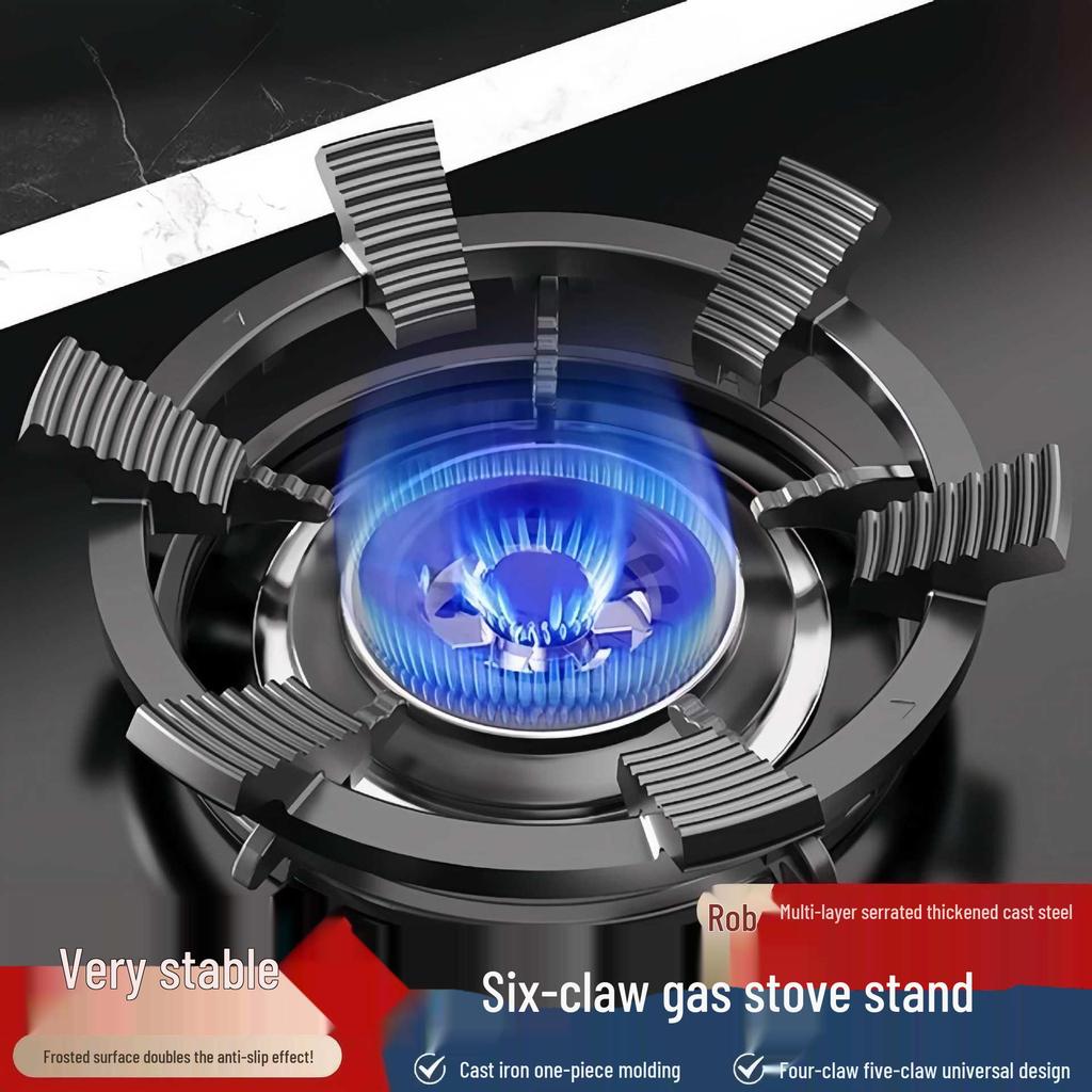 Universal Gas Stove Anti-Slip Trivet: Milk Pot and Small Pot Stand with Four or Five Prongs.