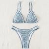Yi Yong 2025 Print Split Bikini Swimwear for Women