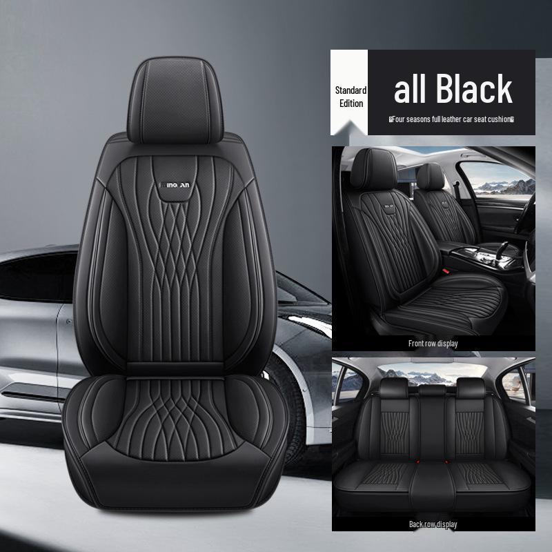All-Season Full Leather Universal Car Seat Cover Cushion