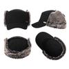 Siggi Cap with Ear Work Cold Weather Earmuff Military Warm and Soft for Fall and Men and Perfect for Snow and Outdoor Plus Sizes and Black Flaps, Cap,