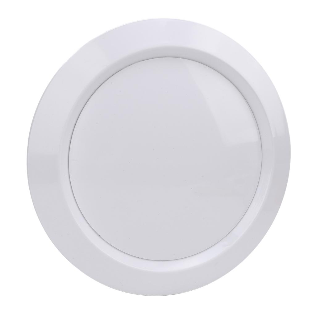 8 Inch Round Vent Cover White Plastic Adjustable Airflow Wall Ceiling Mount 200mm Air Vent for