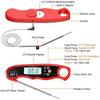 Digitales BBQ-Thermometer, faltbar, BBQ-Thermometer, Sonde, elektronisches Lebensmittelthermometer