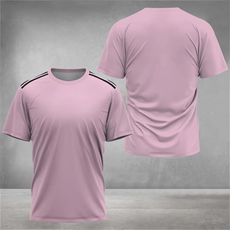 New Summer Sports T Shirts For Men Fashion Trendy Streetwear 3D Printed Fitness T-shirts Loose Quick Dry Running Gym Tees