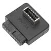 USB Front Panel Adapter 90 degrees  ABS Wide Applicability USB3.0 20pin to TYPE E Header Adapter for Mainboard