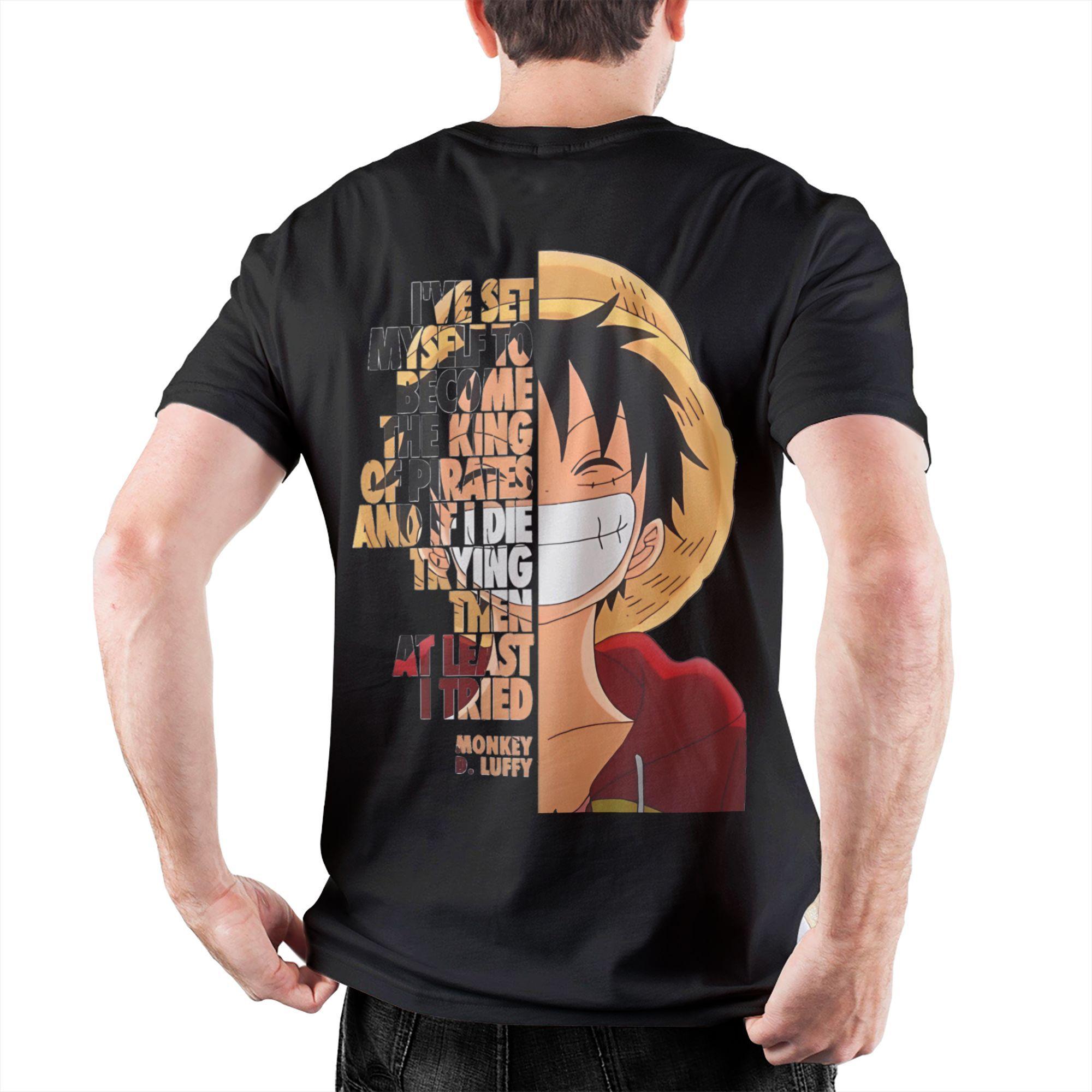 

Аниме One Piece Аниме Манки Д. Луффи Узор 2025 Лето Новинка Горячая Распродажа Мужская Женская Повседневная Свободная Хип-Хоп Чистый Хлопок Футболка 4XL