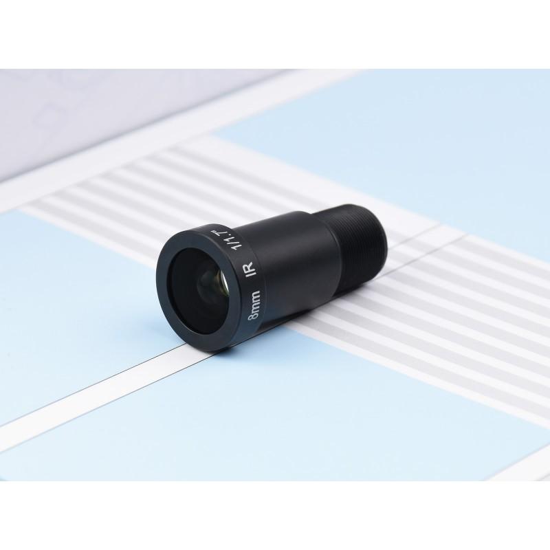M12 High Resolution Lens, 12MP, 69.5° FOV, 8mm Focal Length, Compatible with Raspberry Pi High Quality Camera M12