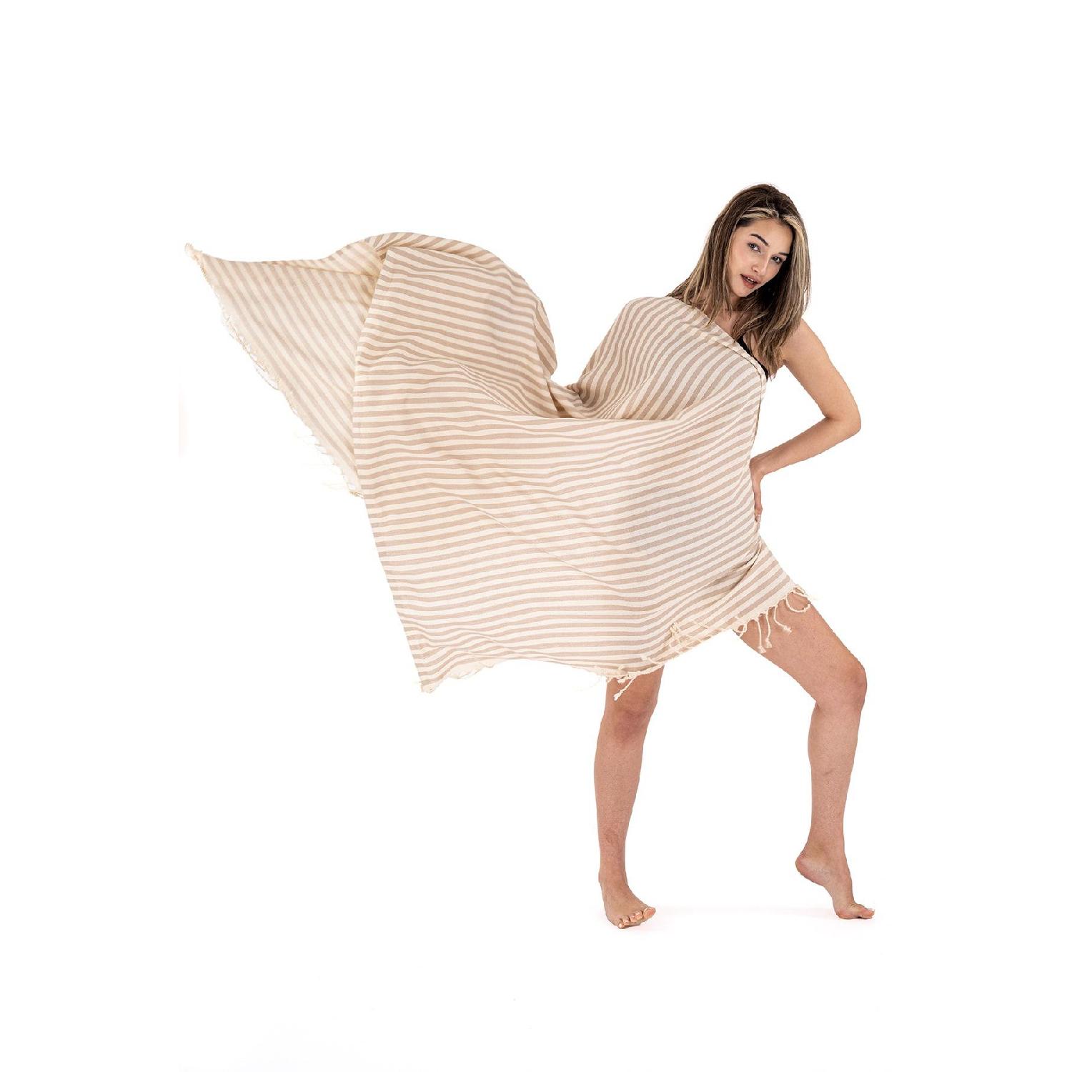 

100% Cotton Hammam Spa Peshtemal | Beach Towel 100 x 180 помаранчевий