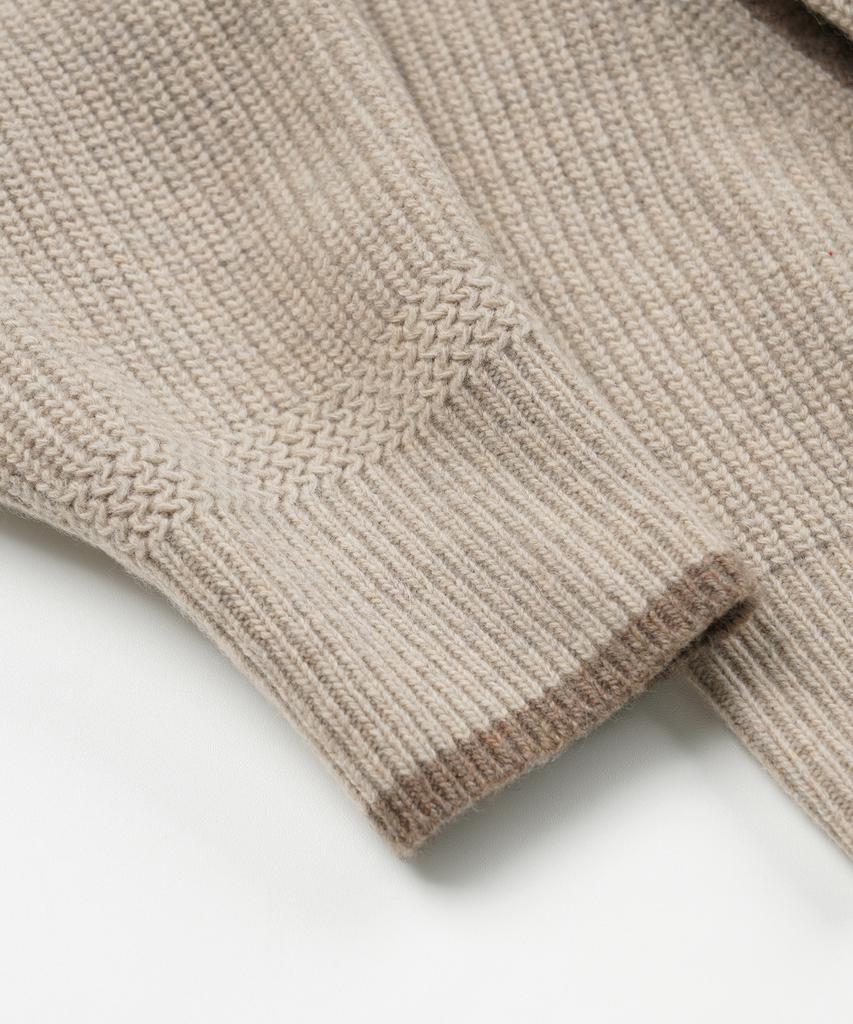 FRIZMWORKS Kangaroo Knit Pullover Hoody _ Oatmeal