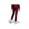 Adidas Vintage Sportlich Bequem Seite Drei Streifen Bündchen Logo Stickerei Muster Freizeit Hose Damen Hose Dunkelrot IM2819