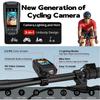 3 In 1 Rechargeable Bike Camera - 4K EIS Bicycle Video Recorder with Mount,Vlogging Cameras with Bike Light & Electric Horn for Mountain, E-Bike