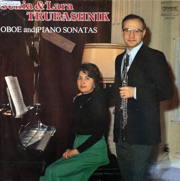 

Виниловая пластинка SENIA TRUBASHNIK LARA TRUBASHNIK Сонаты для гобоя и фортепиано ADW7007 Pavane Records 1979 Бельгия Классика Б/у