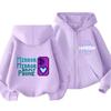 Kpop Demon Hunters Zipper Hoody Children Huntrix Rumi Zoey Cartoon Fashion Zip Sweatshirt Boy Girl Casual Tops Kids Clothes Gift
