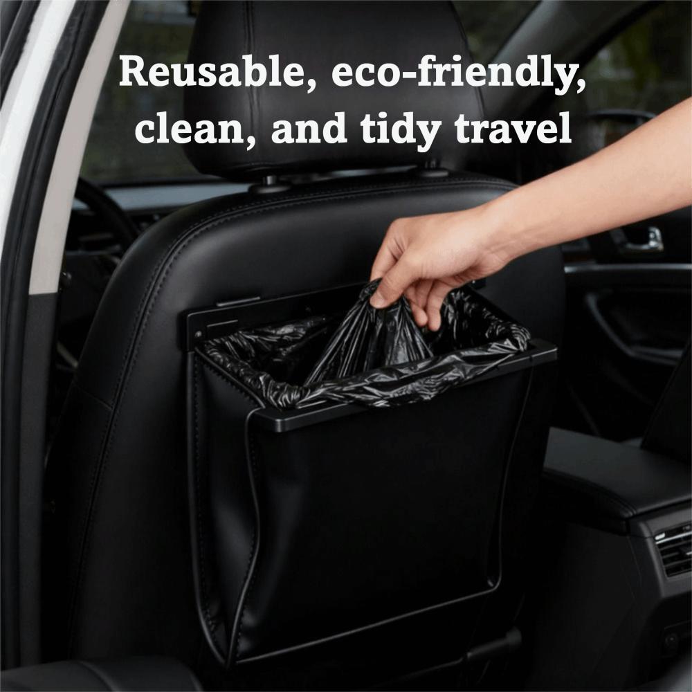 Waterproof Car Trash Can Magnetic Car Supplies Portable Car Rear Seat Truck