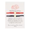 2Pcs 7 Knots Red Black String Bracelet for Woman Men Lucky Amulet Handmade Rope Bracelets Friendship Couple Wristband Jewelry
