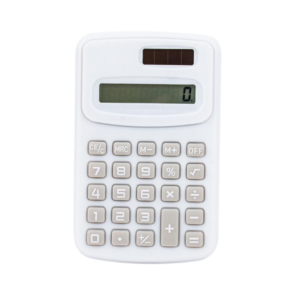 Calculatrice de poche Petite calculatrice à piles Taille Calculatrice 4 fonctions Calculatrice de base portable Pour étudiants Enfants École Maison