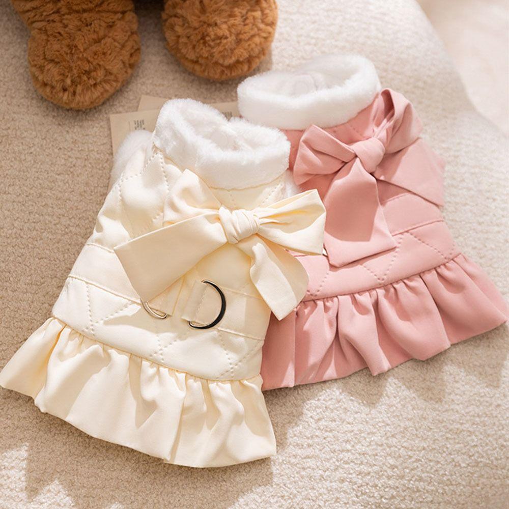 Adjustable Pet Princess Skirt Thickened Cute Wind Dress Cute Puppy Clothes Cat Accessories